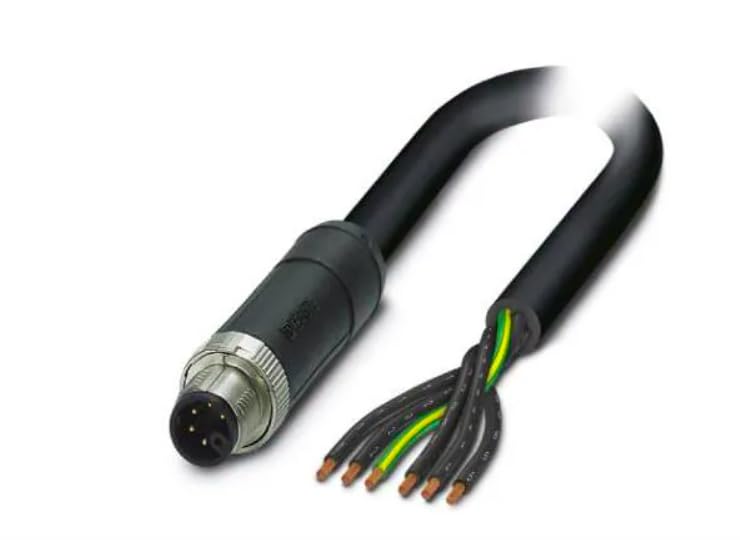 1414961,Sensor Cables/Actuator Cables 6POS Power Cable Black-Gray 10m