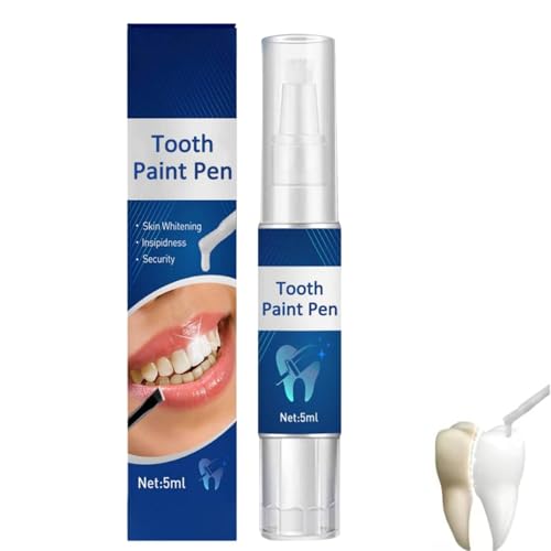Stylo Peinture de Blanchiment des Dents Instantanée, Peinture Dentaire, Vernis Dents Blanches pour Elimination Des Taches Dentaires, Dent Blanche Instantanée, Gel de Blanchiment Des Dent (B)