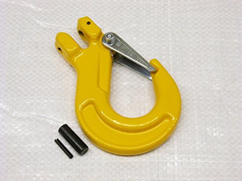 Lifting Clevis Sling Hook with Latch 20MM (Grade 80 12.5 Ton Chain Component 12.5T)