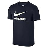 Ref - 806450-010 Nike Swoosh Mercurial Tee - Maillot à Manches Courtes Homme, Couleur Noir, Taille M