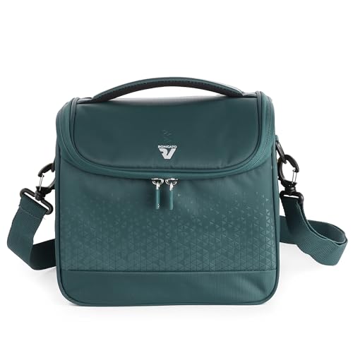 RONCATO Crosslite - Maletín para cosméticos (27 x 26 x 19 cm), color verde