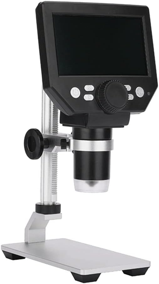 Electronic Microscope 1-1000X Digital Soldering Video Microscopes 4.3" LCD Magnifying Camera Metal Stand Magnifier