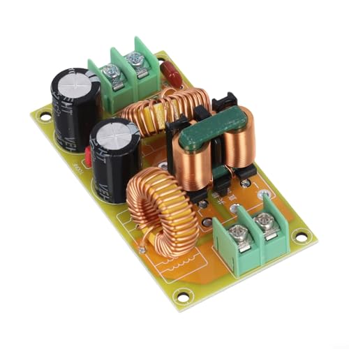 Filtro DC LC 10 A 20 A para supresión de interferencias electromagnéticas, compatible con fuente de alimentación de 50 V CC, uso automotriz y motocicleta, FR4 (10 A)
