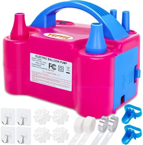 Electric Balloon Pump, Portable 2 Modes Balloon Blower Machine with 14 Ballon Arch Kits, Air Pump for Ballon, Balloon Inflator for Party Decoration - View 3
