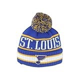 ZHATS Unisex Kid's NHL Officially Licensed Youth Beanie Pom Freestyle, Team Color, One Size