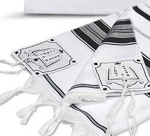 Miniatura 6 de Zion Judaica Tallit Chal de oración con bolsa de talit certificado Kosher Talis Gadol con certificado Tzitzit Israel Importación