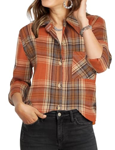 Chemise à carreaux en coton Zeagoo femme : le confort absolu contre le stress quotidien