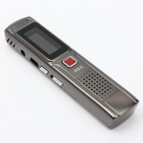 AHAOMG(TM) 8GB 650Hr LCD Digital Audio Voice Recorder Rechargeable Dictaphone MP3 Player Black