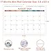 Mini Calendar 2025-2026 - Small 2025-2026 Calendar from September 2025 - December 2026, 18 Months Little Calendar with Premium Paper, 5.8
