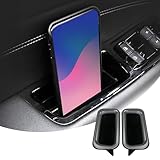 Rogierra for Ford Explorer 2011-2015 Front Door Storage Box Door Side Organizer Tray Phone Container Pocket Insert Tray Door Armrest Organizer Container for Ford Explorer Accessories (2 Pack)