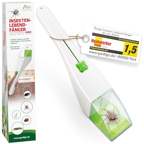 Atrapa arañas sin tocarlas gracias al dispositivo para capturar insectos GARDIGO 2