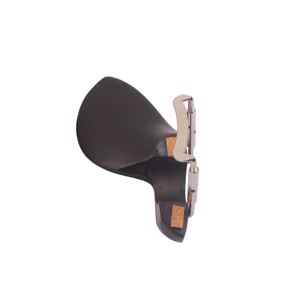 YARNOW Ebony Violin Chinrest with Screw Durable Accessory for Violin Parts for Enhancing Elegance and Stability