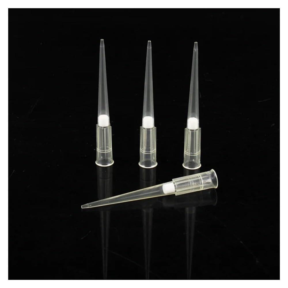 Labor 10ul 20ul 50ul 100ul 200ul 1000ul 5ml 10ml Kunststoff-Pipettenspitzen mit Sandkernfilter for Spender(200ul long 1000pcs)