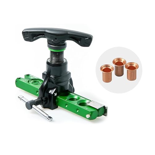 フレアリングツール 5in 1セット フレアリングツールキット 超軽量 加工 φ6-19m(1/4"-3/4")45°偏心タイプ 操作が簡単 銅アルミニウムパイプ用 エアコン修理 配管工具 フレアツール