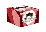 Box o’ Love Premium Dried Cherries Enrobed in semisweet Chocolate | Allergy Friendly Valentine's Day Chocolates | Vegan | Dairy Free, Nut Free, Peanut Free, Soy Free, Gluten Free | No Whey! Foods