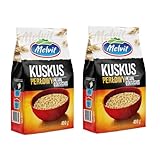 Melvit(メルヴィート) パールクスクス 400g の2個セット Pearl Couscous 400g x 2pcs ヂュラム小麦