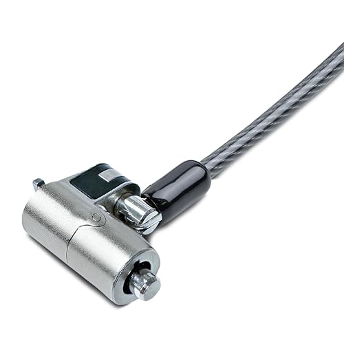 StarTech.com Nano Laptop Cable Lock, 6ft (2m), Anti-Theft Keyed Lock, Security Cable Locks Nano Slot Notebooks - Image 3