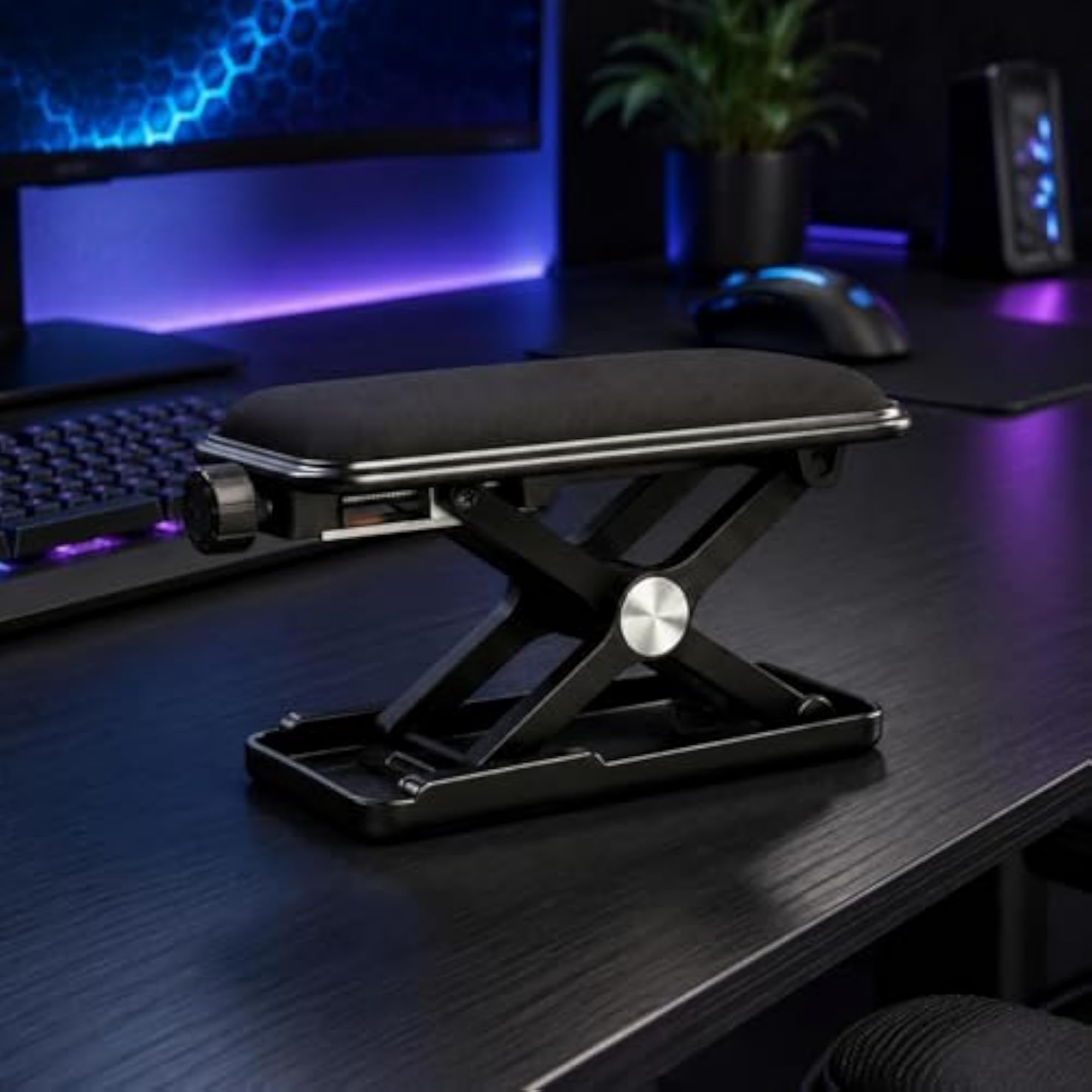 Stable Bracket Height Adjustable Arm Pad for Ergonomic Support