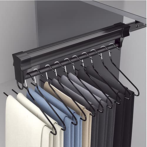 Portant à pantalons extensible et coulissant tringle réglable dressing