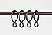 A&F Rod Décor - 10 Curtain Eyelet Rings 1-3/8 inch Cocoa