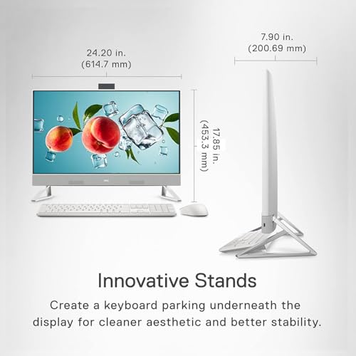 Image of Dell All-in-One Desktop, 27 inch FHD Touchscreen Display(1920x1080), Intel Core 7-150U GPU(up to 5.4 GHz), NVIDIA GeForce MX570A GDDR6, Win 11 Pro (32GB RAM, 2TB SSD)