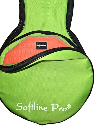 Image of Softline Pro SP-DPPK-Kit 12 inch & 10 Corners Dumbed Drum Practice Pad Kit, Double Side with Stand & Bag (SP-DPPK-43-KIT-OG)