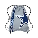 FOCO Dallas Cowboys NFL Alternate Color Big Logo Drawstring Backpack - Gray