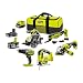 Produktbild Komplettes RYOBI-Paket 5 Werkzeuge - 2 Batterien 2.0Ah und 4.0Ah - 1 Ladegerät - R18CK5A-242S