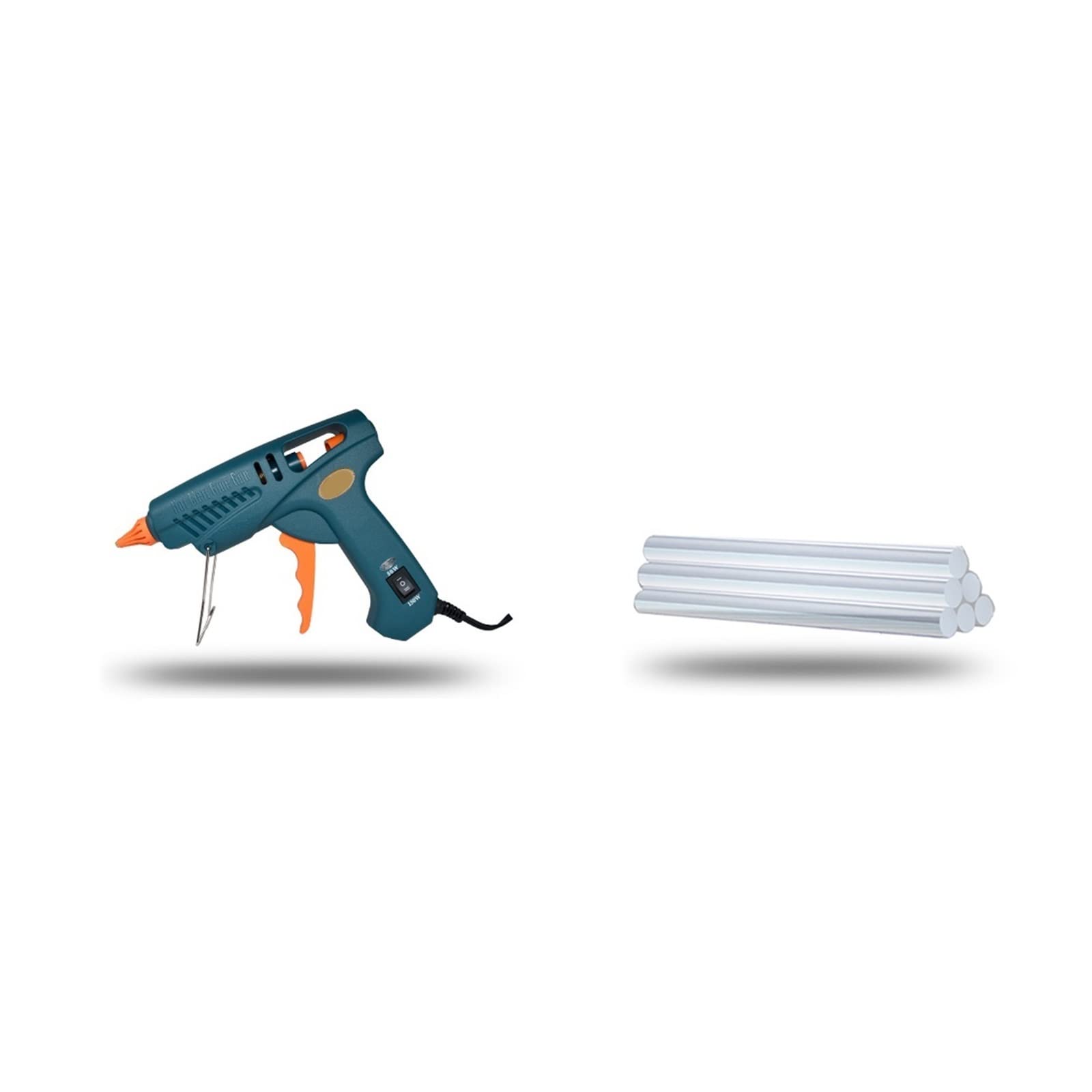 Pistola De Silicona Caliente Profesional For El Hogar, Juego De Pistola De Pegamento Ajustable A Temperatura, Pegamento A Prueba De Fugas, Diseño De Boquilla De Cobre Puro(Package-1)