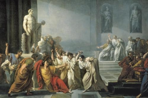 ART.COM Wall Art Print The Death of Julius Caesar by Vincenzo Camuccini, 18" x 12"