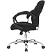 Nakabayashi CCF-601-BK Support Cushion Executive Chair, Black
