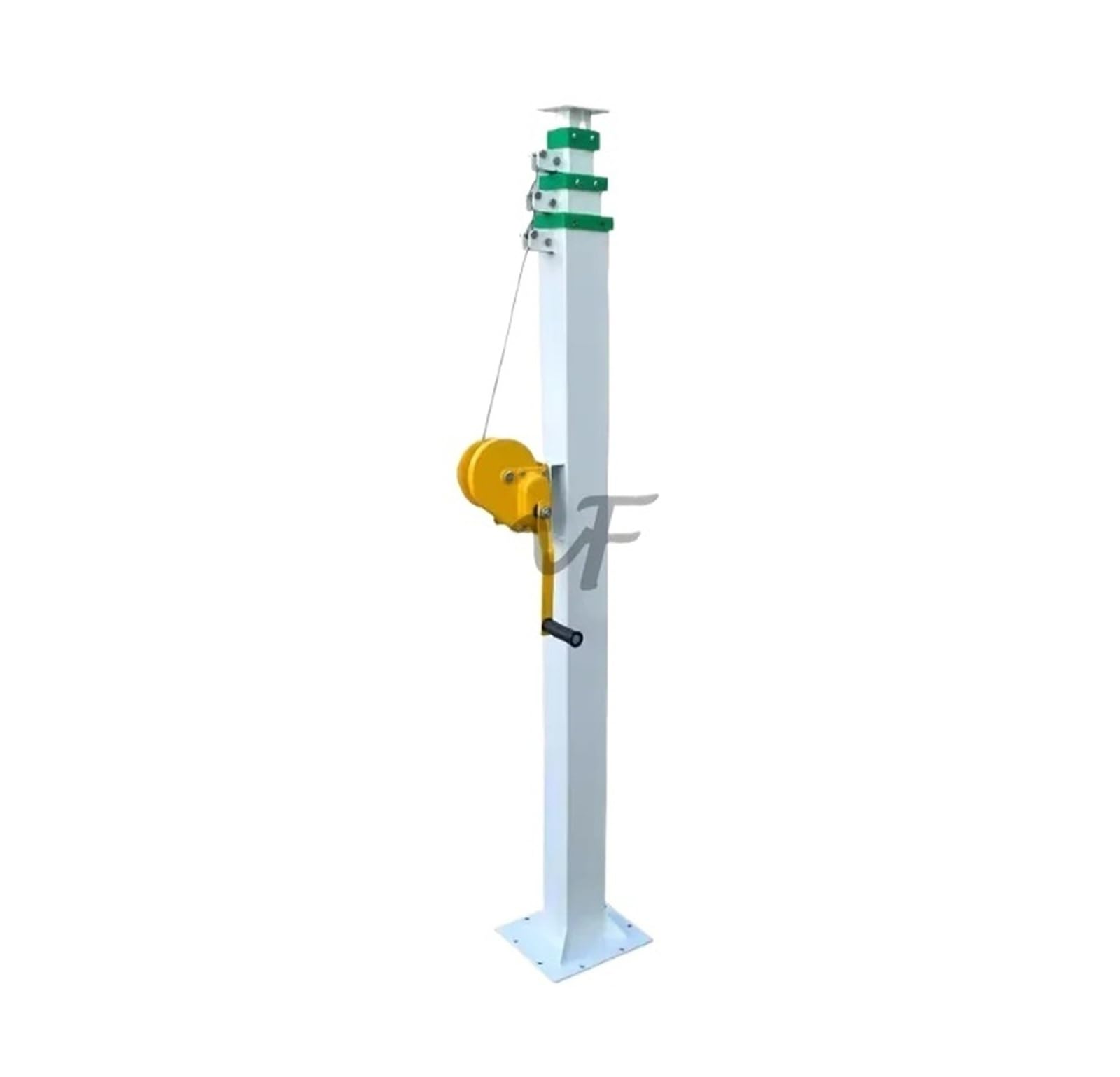Aihdbcl Manual Joystick-8M 3-9 Meters Telescopic Galvanized Electric Winch Hydraulic Lighthouse Telescopic Mast Machine Lighthouse Lighting(Manual Joystick-8M)