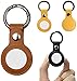 Produktbild 2 StüCk Airtags SchutzhüLle, Apple Airtag SchlüSselbund Leder, Bluetooth Tracker HüLle Schutzhaut FüR Airtags, Leder SchlüSselbund Ring SchutzhüLle HüLle Airtags Halter (5 Stück mehrfarbig)