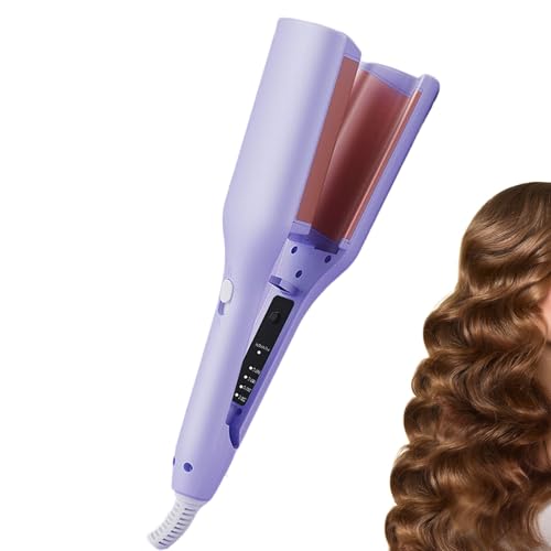 Appareil Coiffure Avec Technologie Ionique Négative, 3D Fer Boucler Friser, 4 Températures Réglables Fer Boucler French Waves, Anti Brûlure Fers Bouclers French Waves Outils Coiffure Ondulations