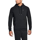 Under Armour Men's Rival Fleece Pull Over Hoody, Black (001)/Black, Large