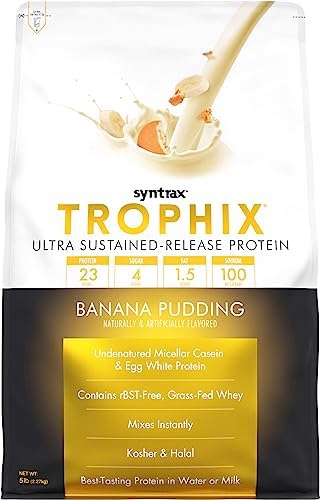 Amazon.com: Syntrax Nutrition Trophix, Ultra Sustained-Release Protein ...