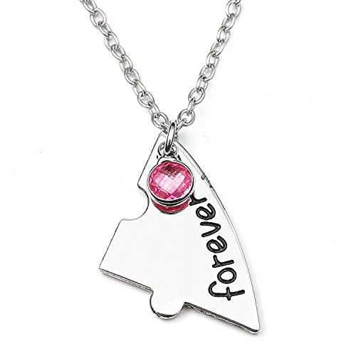 Bff Best Friends Forever 3 Necklace for Women Friendship Gift Heart Puzzle Jewelry Initial Chain Necklaces4
