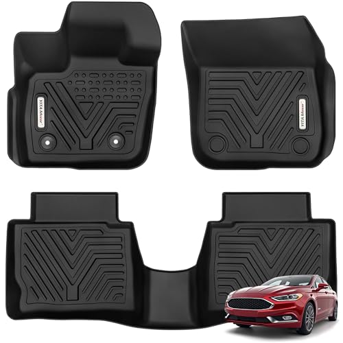 YITAMOTOR Floor Mats Compatible with 2017-2020 Ford Fusion/Lincoln MKZ, Custom