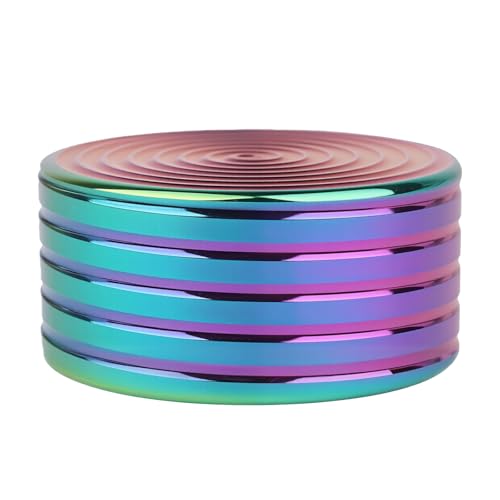 Aanrasey Desk Toys Spinning Top, Fidget Spinner Toys Gyro Ball, Spinning Tops for Kids, Fidget Toys Adults, Novelty Amusements (50MM, Rainbow-A)