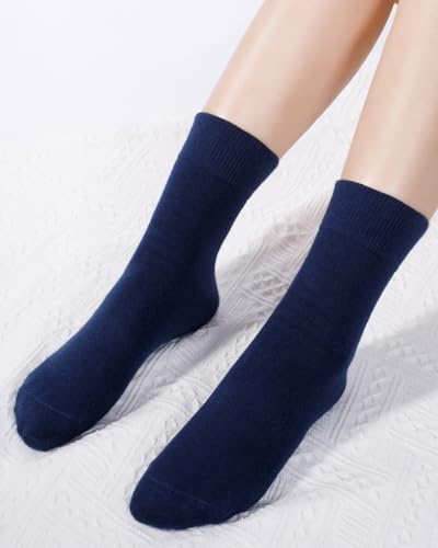 IDEGG Women's Crew Socks Soft Cotton Athletic Running Casual Dress Socks Above Ankle Crew Socks3