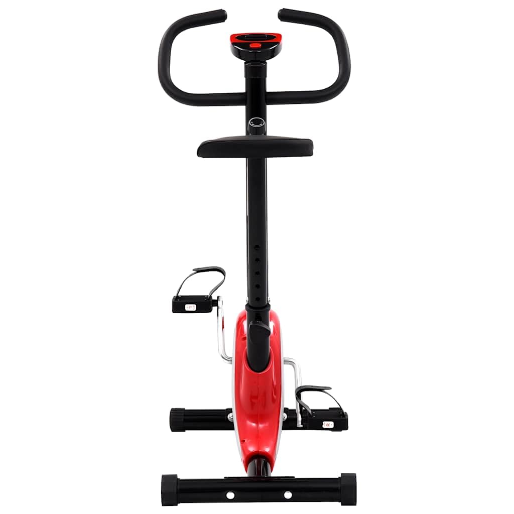 Rower treningowy z napędem pasowym i wyświetlaczem LCD, regulowane siodełko, antypoślizgowe pedały, wytrzymały rower fitness do treningu wytrzymałościowego w domu, chroni stawy, zużycie