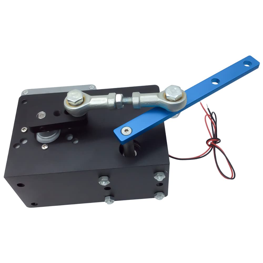 Actuador de Motor Oscilante Alternativo de Bricolaje, Velocidad Ajustable, con Fuente de Alimentación y Regulador (24V 10RPM)