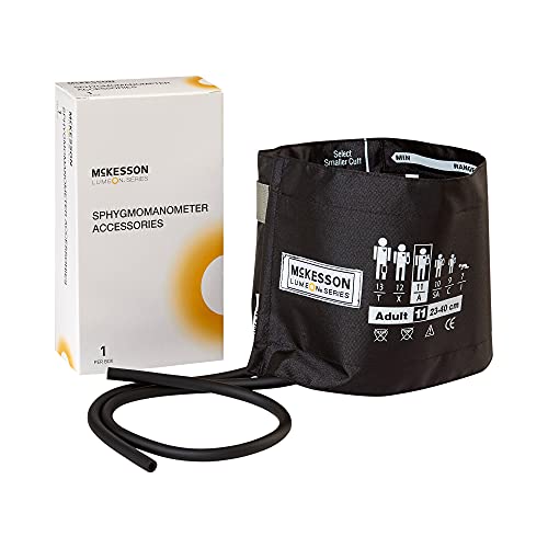 Mckesson Lumeon Nylon Blood Pressure Cuff And Bladder, Black, Adult Medium, 23 Cm To 40 Cm, 1 Count #TOP6