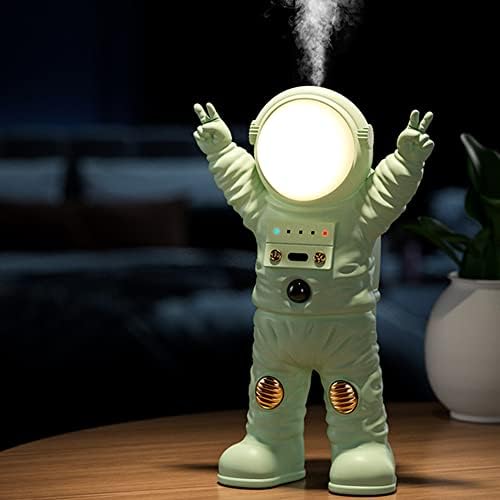 SUPNOVA Astronaut Rechargeable Essential Oil Diffuser, with 4 Control Gears,Human Body Sensing LED Night Light for Baby Home Office Car Hotel,Spaceman Toys for Kids Children(Green)