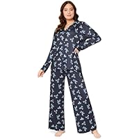 Disney Lilo y Stitch Pijama Stitch, Pijama Mujer Invierno