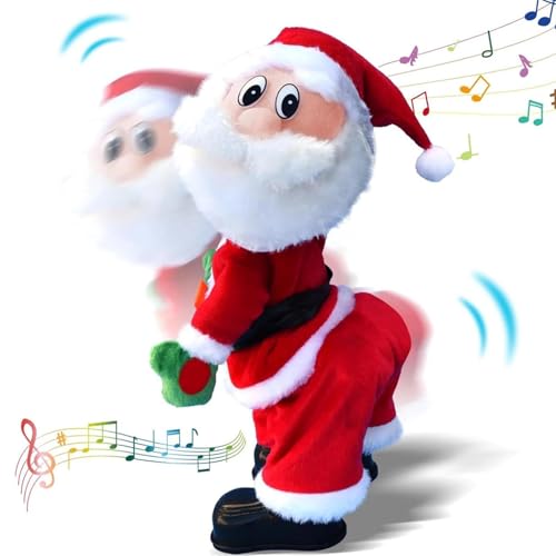 Twerking - Singing and Dancing Christmas Toy | Animated Doll | Hip-Shaking | Christmas Santa Toys for Home Christmas Decorations