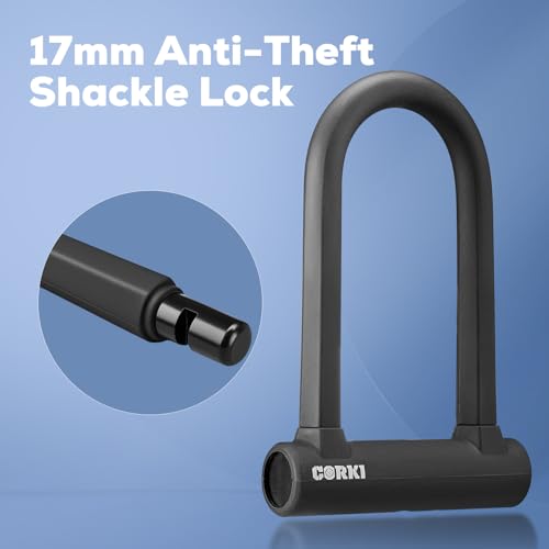 Corki Heavy Duty U-Lock with Cable