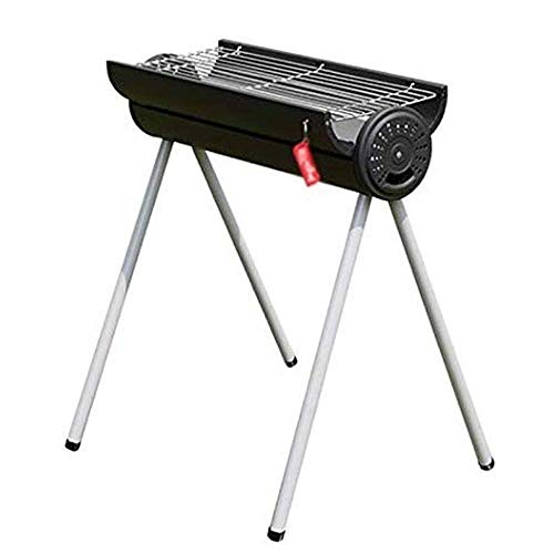 Barbacoa portátil al aire libre, estante de picnic retráctil para el hogar, barbacoa de carbón estable y áspero, 65 57 20,5 cm