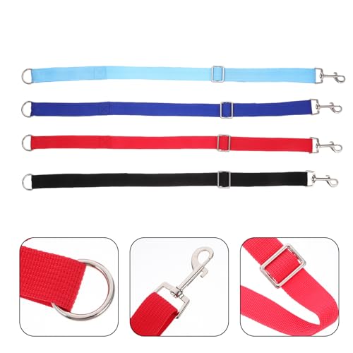 Milisten 4 Peças De Cabides De De Balde De Cavalo De Balde Ajustável Laços De Reboque De Cavalo De N