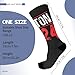 Mens Boot Socks Funny Athletic Sock For Mens Trouser Sock Fashion Socks, One Size Tall, White